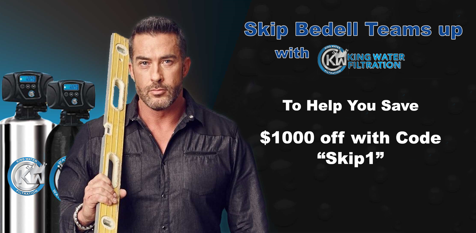 Skip Bedell has teamed up with King Water Filtration to show you how you can have the healthiest water, right in your own home.